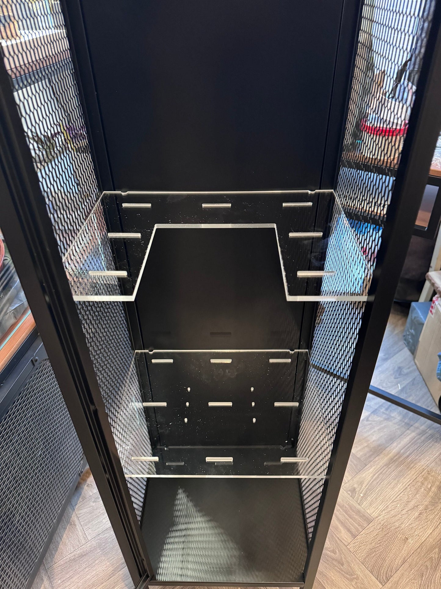 Baggebo Tall Acrylic Shelves - Ikea Greenhouse Plant Cabinet UK